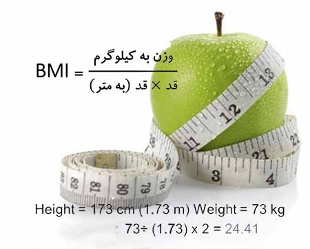 محاسبه شاخص توده بدن